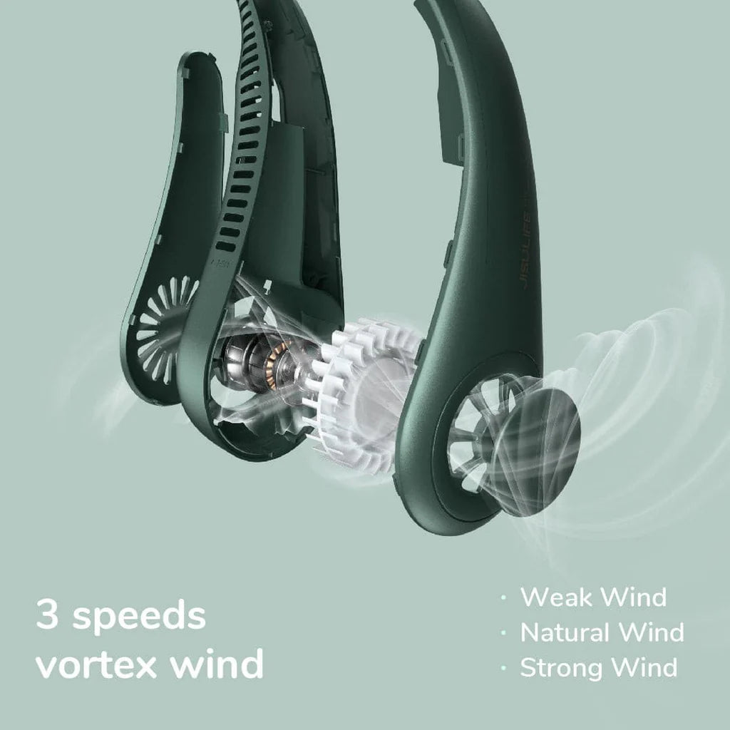 Aura Venti AeroChill – The Hands-Free Neck Fan for Instant Cooling 💨🔥