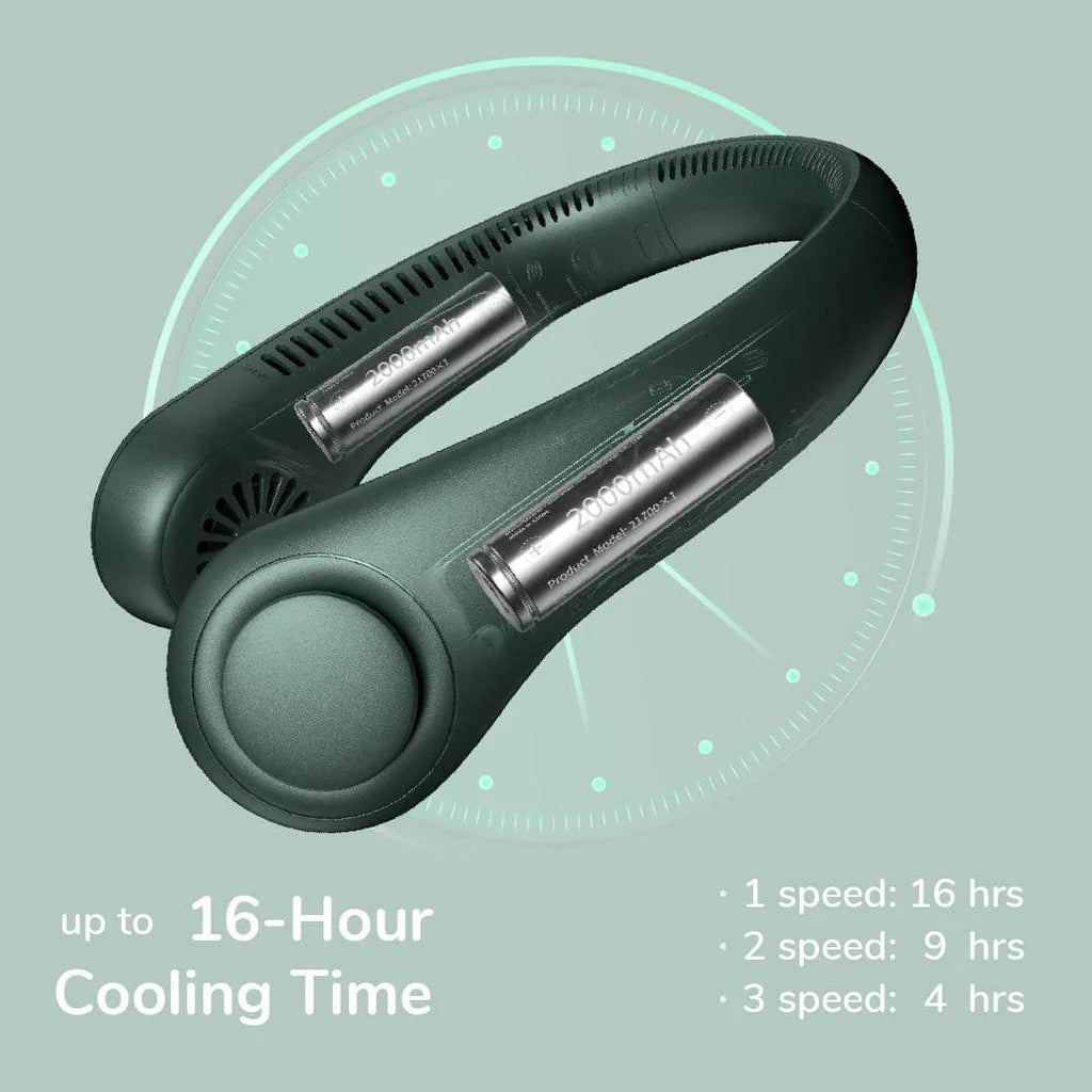 Aura Venti AeroChill – The Hands-Free Neck Fan for Instant Cooling 💨🔥