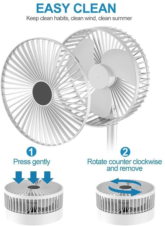 Aura Venti TurboTwist – The Ultimate Portable Table Fan for Powerful Cooling 💨❄️