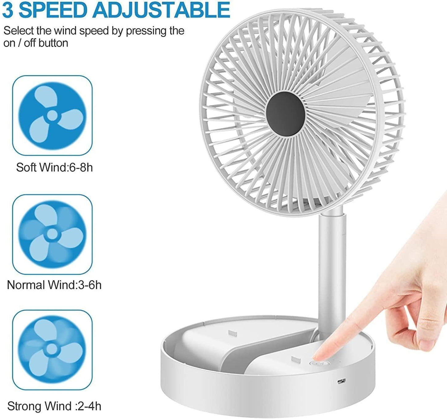 Aura Venti TurboTwist – The Ultimate Portable Table Fan for Powerful Cooling 💨❄️