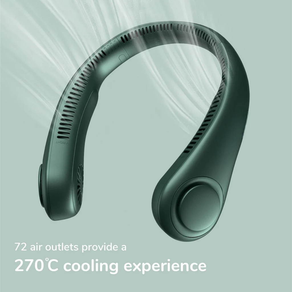 Aura Venti AeroChill – The Hands-Free Neck Fan for Instant Cooling 💨🔥